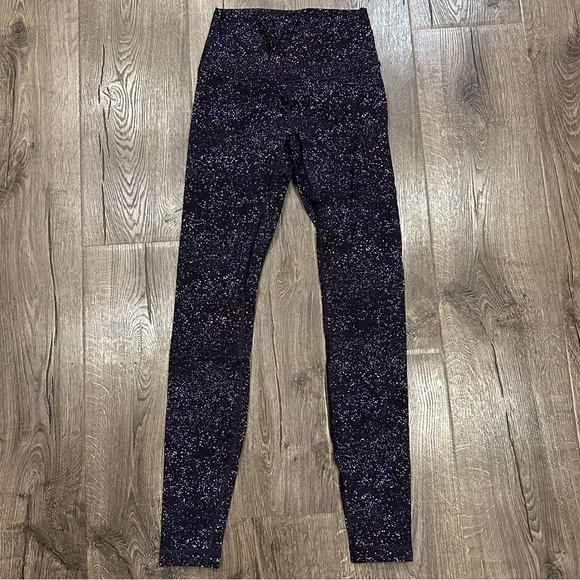 Lululemon Wunder Under Hi-Rise Tight 28" Crystalline Multi Galaxy Print Sz 4 - Picture 12 of 14